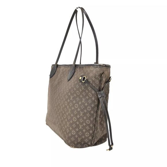 LOUIS VUITTON Neverfull MM Monogram Mini Lin Tote Bag Canvas BN M40513 89SH714 - Picture 2 of 16